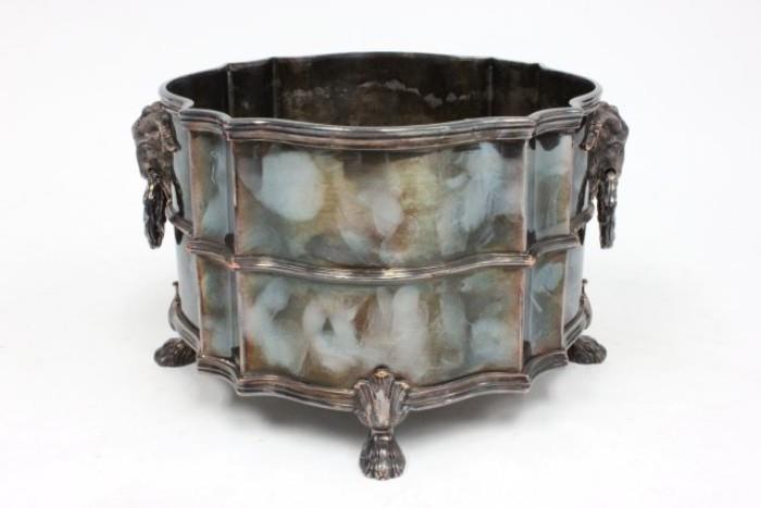 Lot #45- 19th c. silver plated bowl