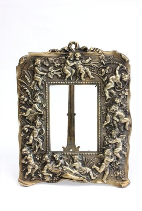 Lot #49- Bronze metal table frame