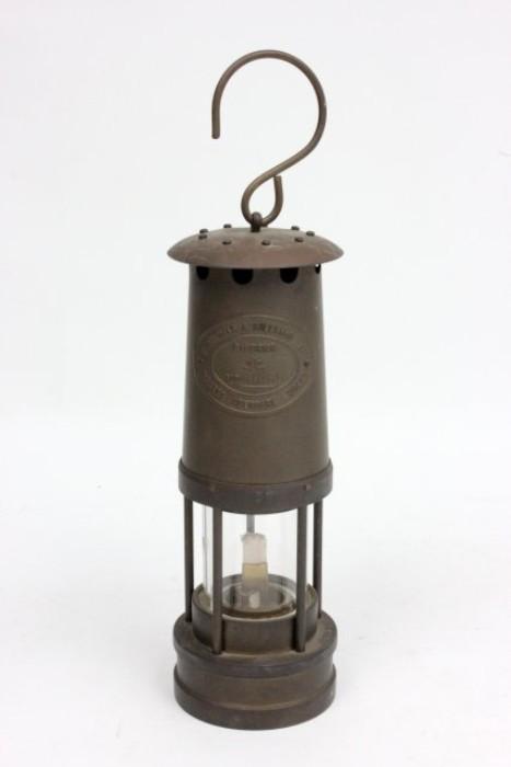 Lot #58- English brass & glass R.R. Lantern