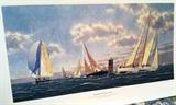 John Barber, unframed print of Fishing Bay Yacht Race