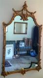 Chinese style gilded mirror