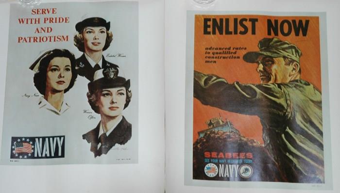 Vintage US Navy Recruiting Posters