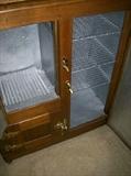 RESTORED ANTIQUE ICE BOX
