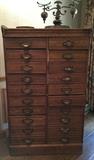Oak Filing Cabinet
