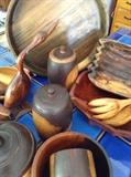 Carved Wood Containers