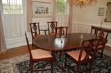 Kittinger Dining Table and Hickory Chair Chairs 