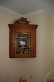 oak Corner Cabinet