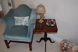 Southwood Chair and Kittinger Side Table with drawer