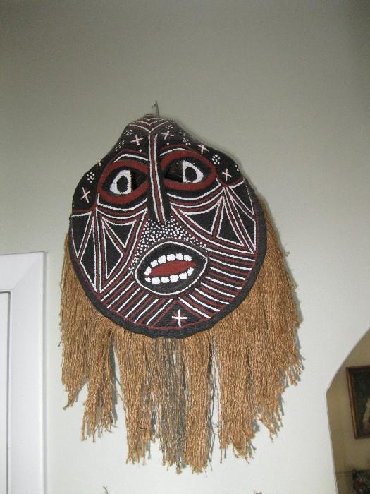 African mask.