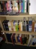 Books and VHS, CD's.