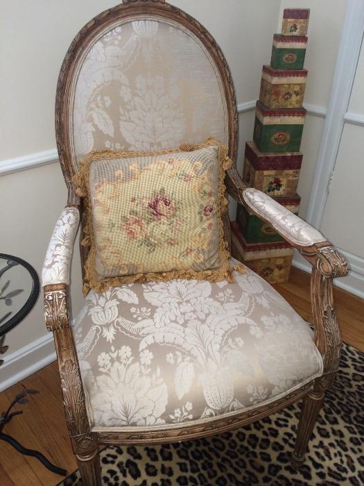 Homegoods Victorian chair. Retail: $299.