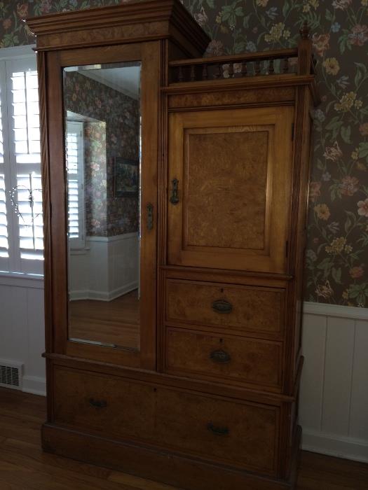Antique armoire. Shipped from San Francisco.