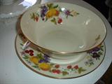Lenox set with dishes and plates.