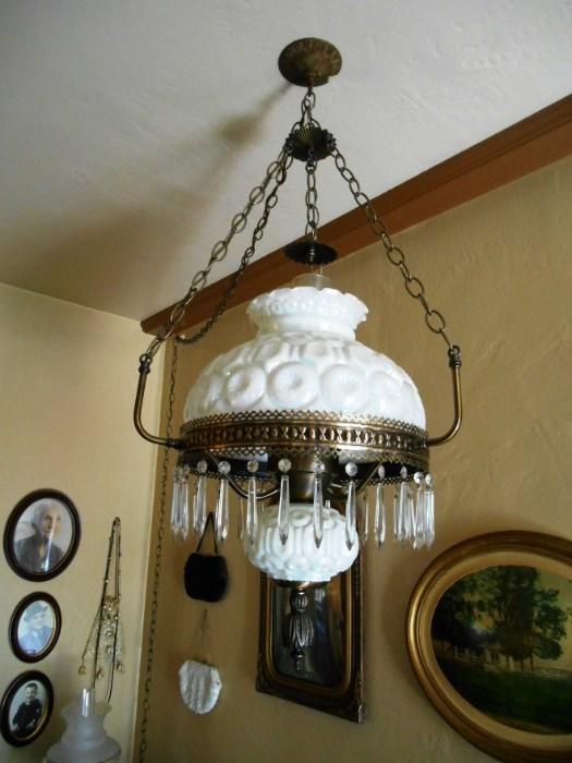 Very awesome Swag Lamp from late 18th Century