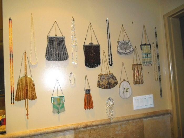 Vintage & Antique evening bags, some jewelry