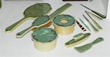 Vintage celluloid dresser set