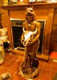 Large Native American statue