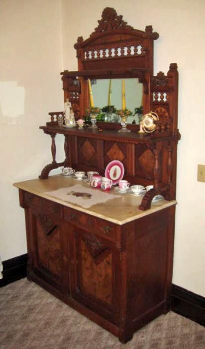 Victorian walnut sideboard