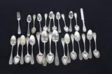ANTIQUE STERLING SILVER FLATWARE