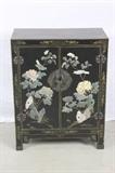CHINESE HARDSTONE INLAY CABINET