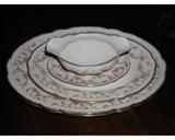 "Original Bridal Rose" china pieces