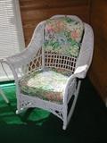 Wicker rocker