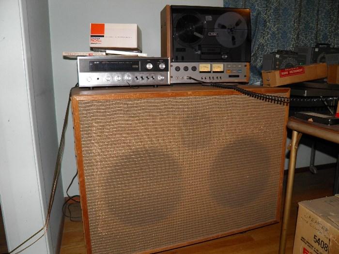 Vintage Speakers, Reel to Reel, Electronics