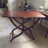 Bartley folding Coachman's table, cherry wood
