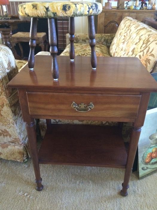 Signed STICKLEY end table/night stand