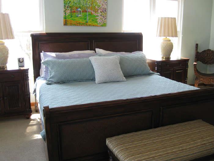 Magnificent bedroom set - king size bed