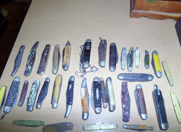 vintage pocket knife collection