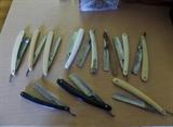 antique straigh razor collection