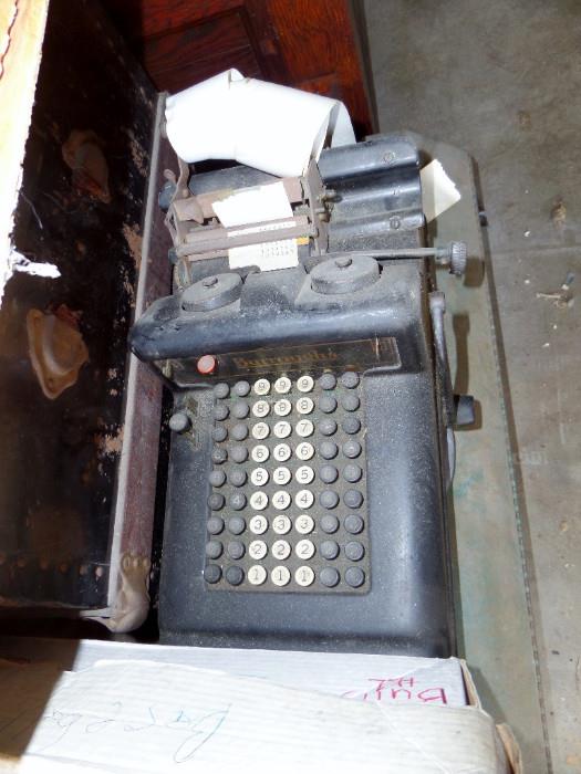 antique adding machine