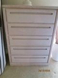 White washed dresser