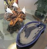 Quality decor with most unusual dish.