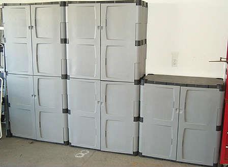 Rubbermaid storage units
