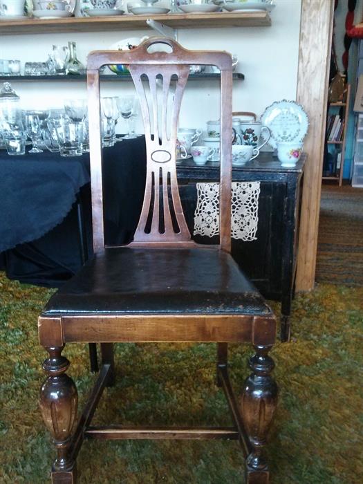 Set of six 1940's chairs