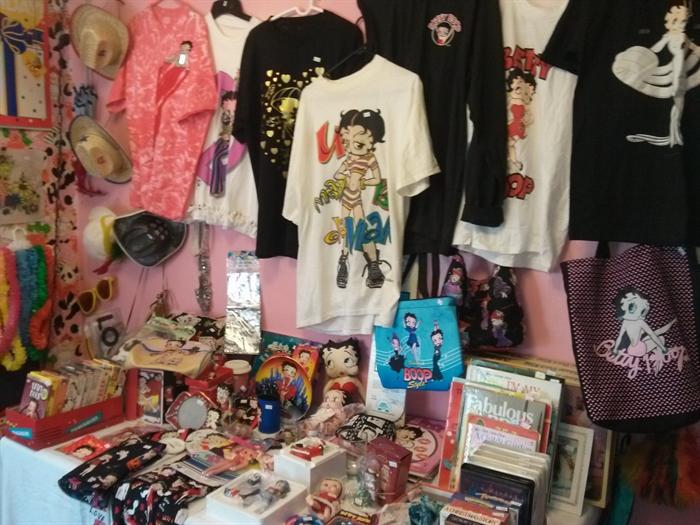 Betty Boop collectibles and attire