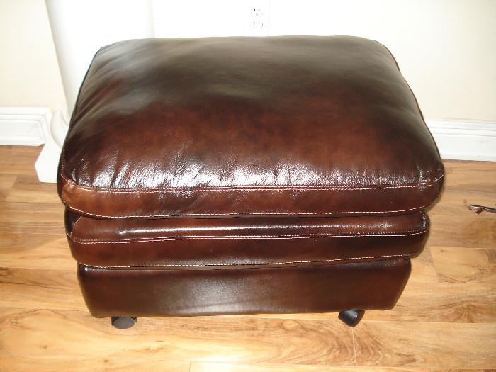 Ottoman - All Leather