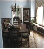 Corner wall display in rear