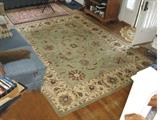 Approx. 8 1/2 ft. x 6 ft. area rug, handmade wool, Direct Home Textile Group brand