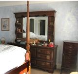 Matching mirrored dresser