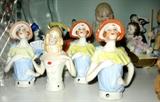 Old porcelain dolls
