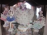 Dresden Lace Figurines, excellent condition