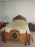 Antique Bedroom set: Matching chest of drawers, dresser, bedframe