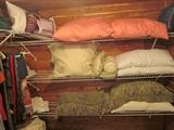 Bedding, blankets, and pillows