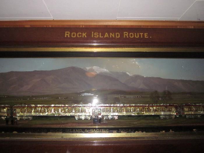 Rock Island Pearl Train, Reproduction, good condition. 