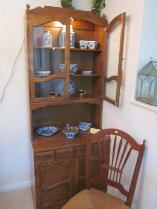 Ethan Allen  Cabinet, matching pair, Matching book shelves