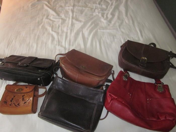 Coach Bags, Italian Leather bags, Vintage Tooled Leather bag
