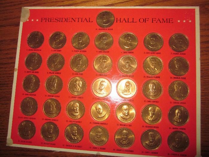 Shell Oil Presidential Coins Collection. Hundreds of pieces.